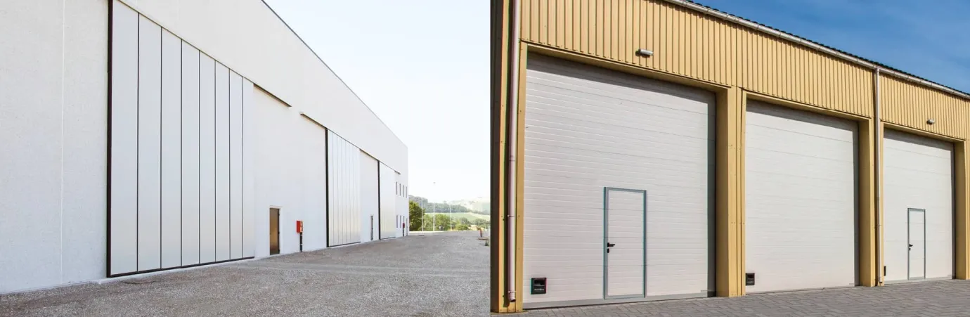 Секционные ворота против откатных: детальное сравнение для промышленного использования