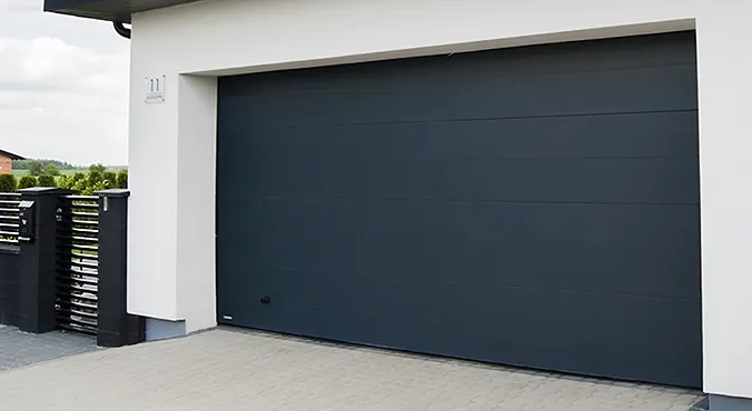 Секционные ворота для гаража DoorHan RSD01 антрацит