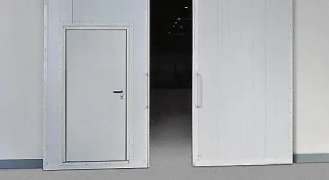 Противопожарные двустворчатые ворота Дорхан