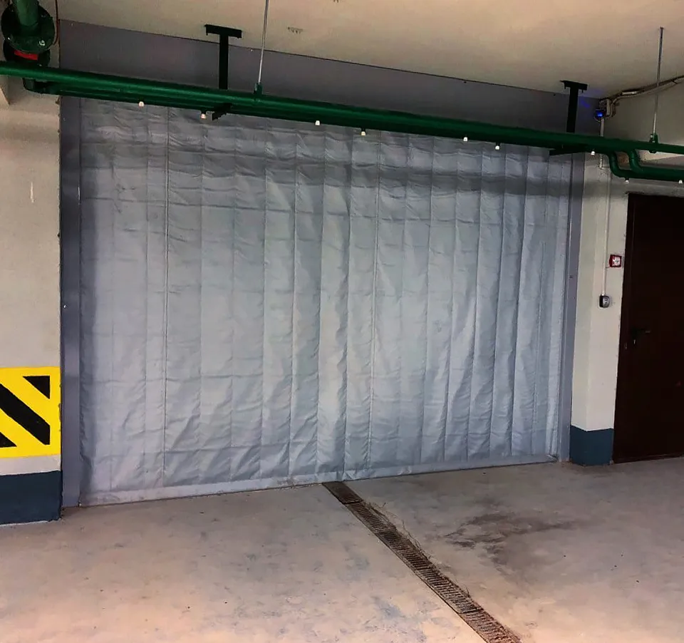 Монтаж противопожарных штор в Минске