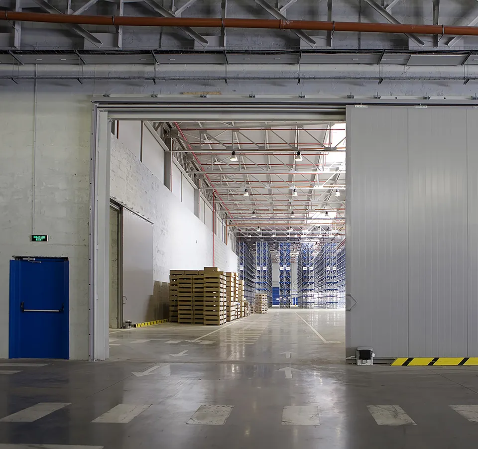 Противопожарные откатные ворота в Жлобине