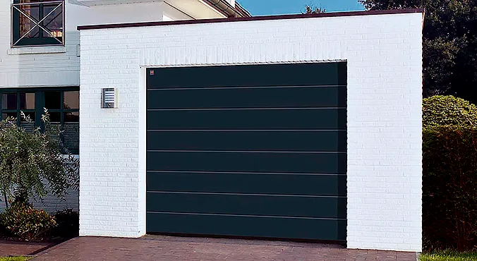 Секционные ворота автоматические для гаража DoorHan RSD01