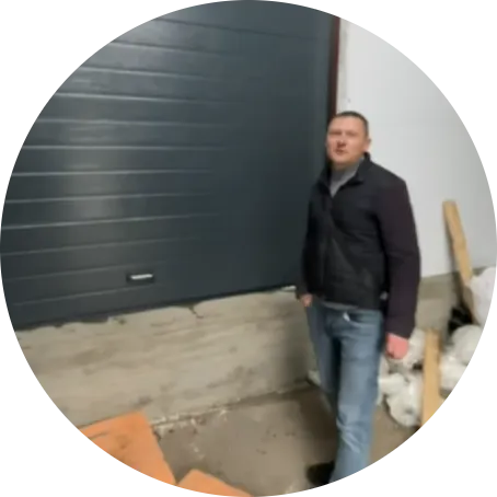 Монтаж гаражных ворот