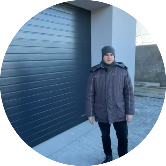 Монтаж секционных гаражных ворот