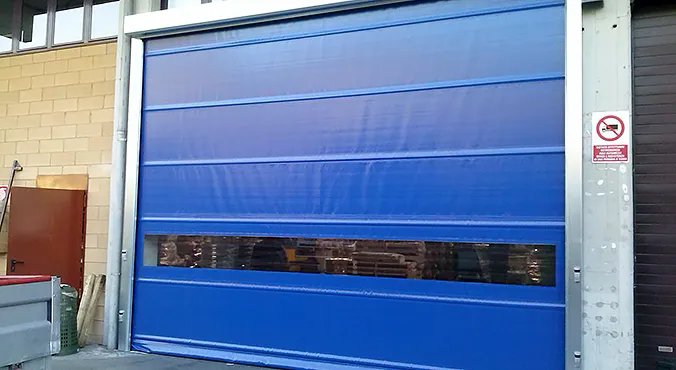 Промышленные скоростные ПВХ ворота рулонные DoorHan SPEEDROLL SDI