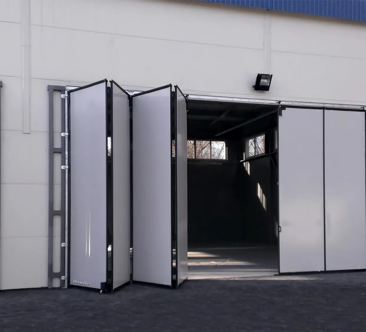 Ремонт складных (складчатых) ворот