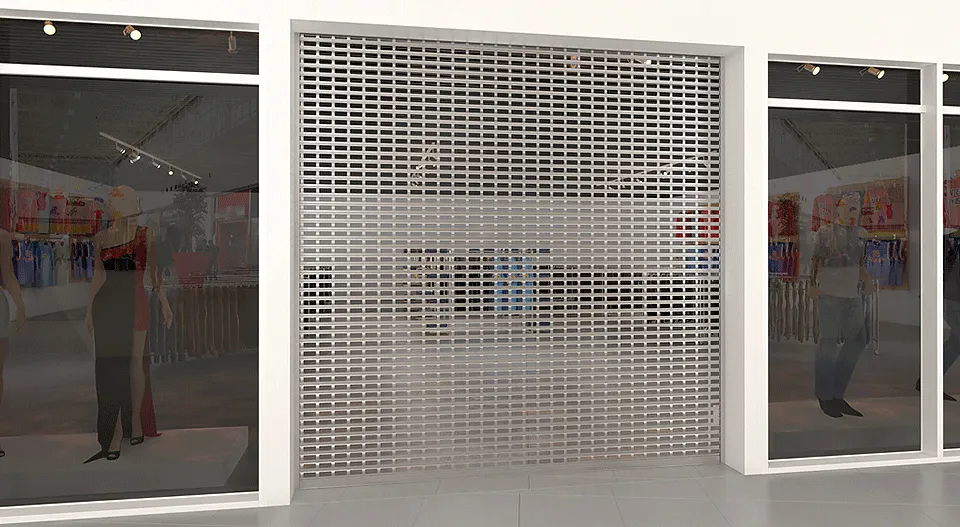 Роллеты из решетчатых профилей RHE56GM (взломоустойчивые)