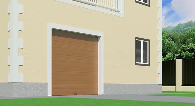 Секционные ворота для гаража автоматические DoorHan RSD01