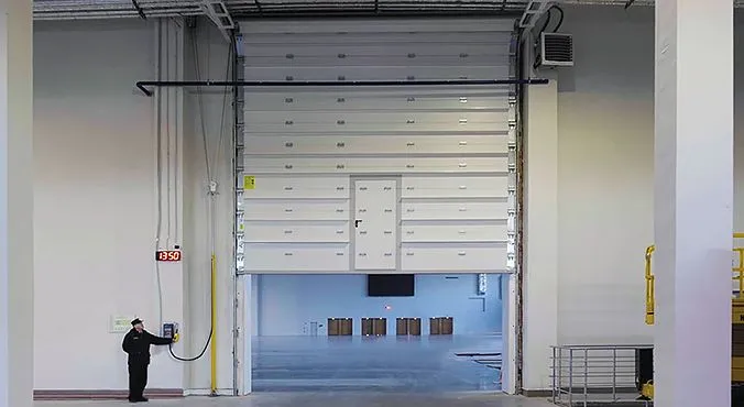 Секционные противопожарные ворота DoorHan ISD FP