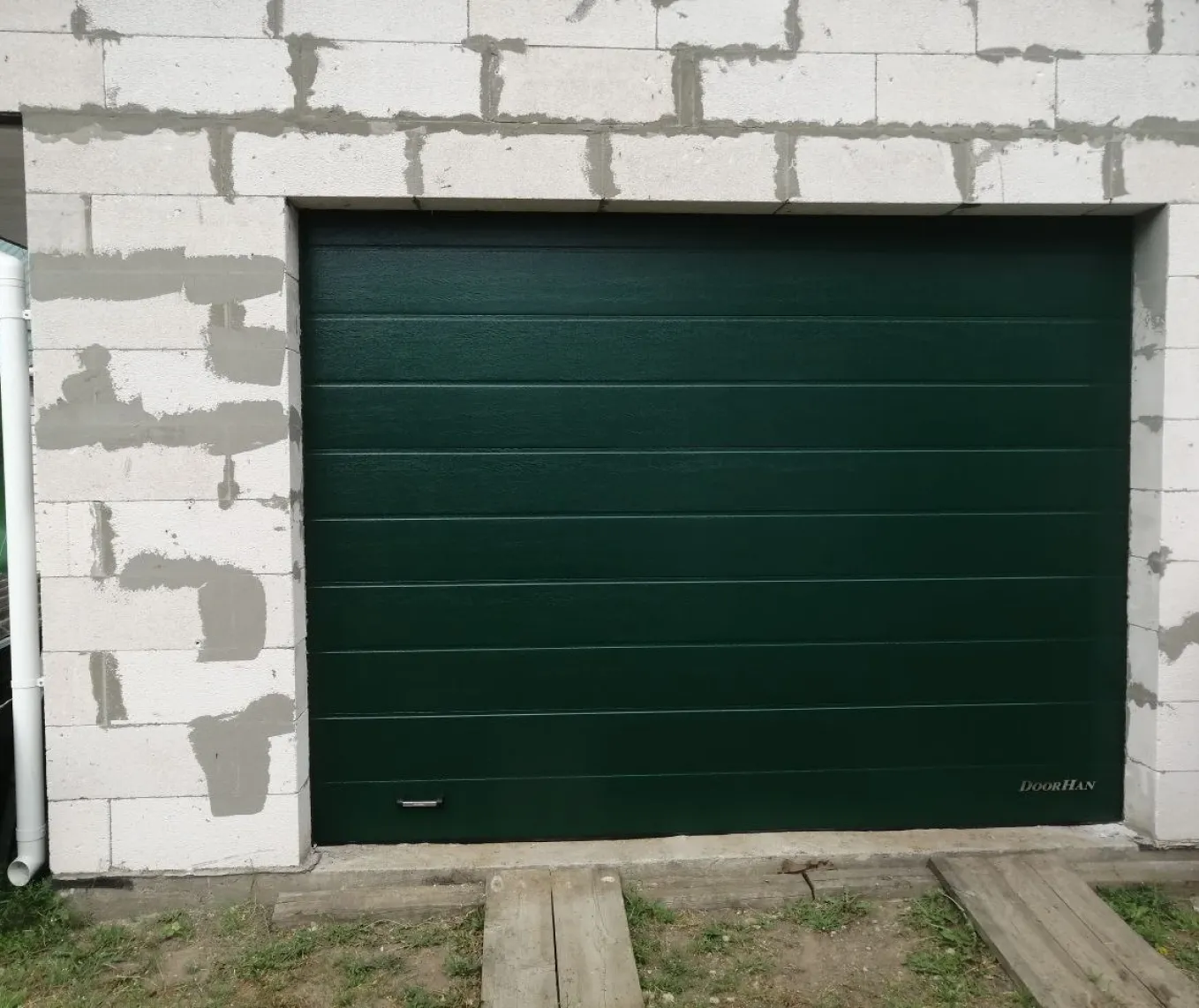  Монтаж ворот гаражных секционных ворот ISD01 3030х2300