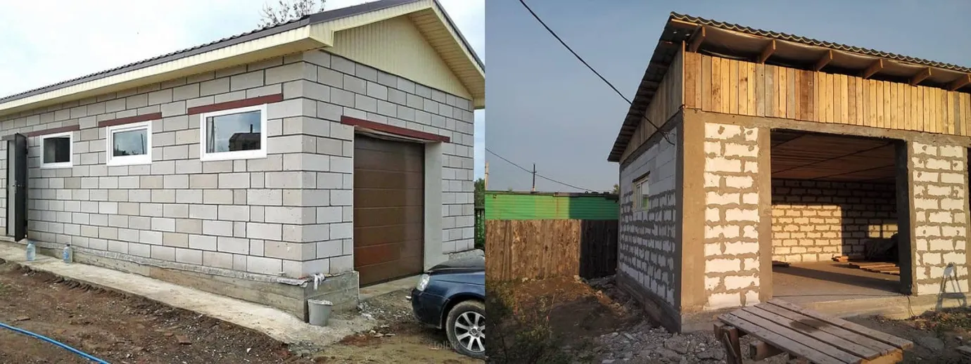 Строительство гаража