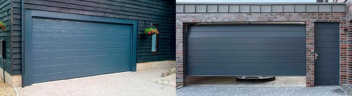 Секционные ворота на дачу