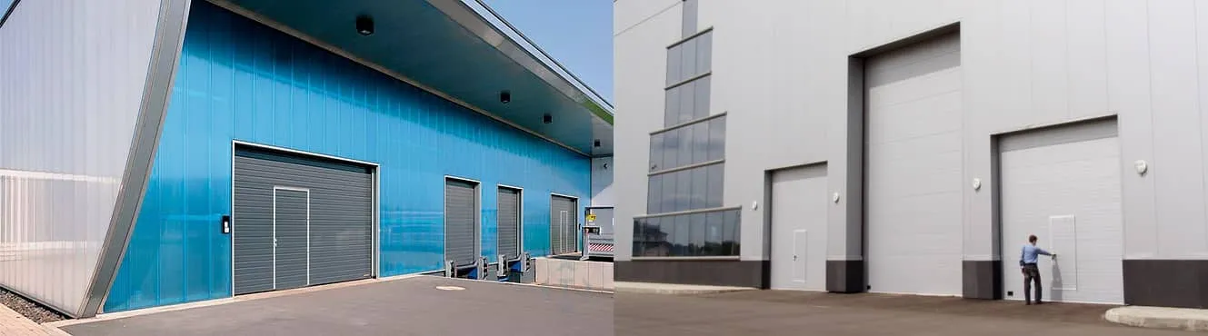 Промышленные секционные ворота