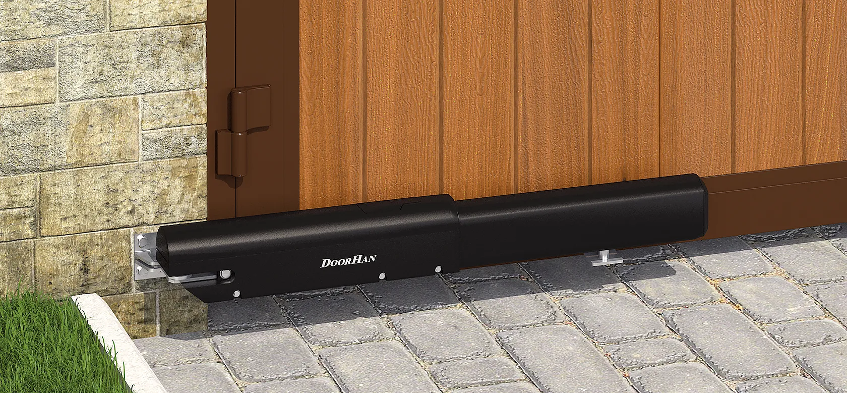 Автоматика для распашных ворот линейная