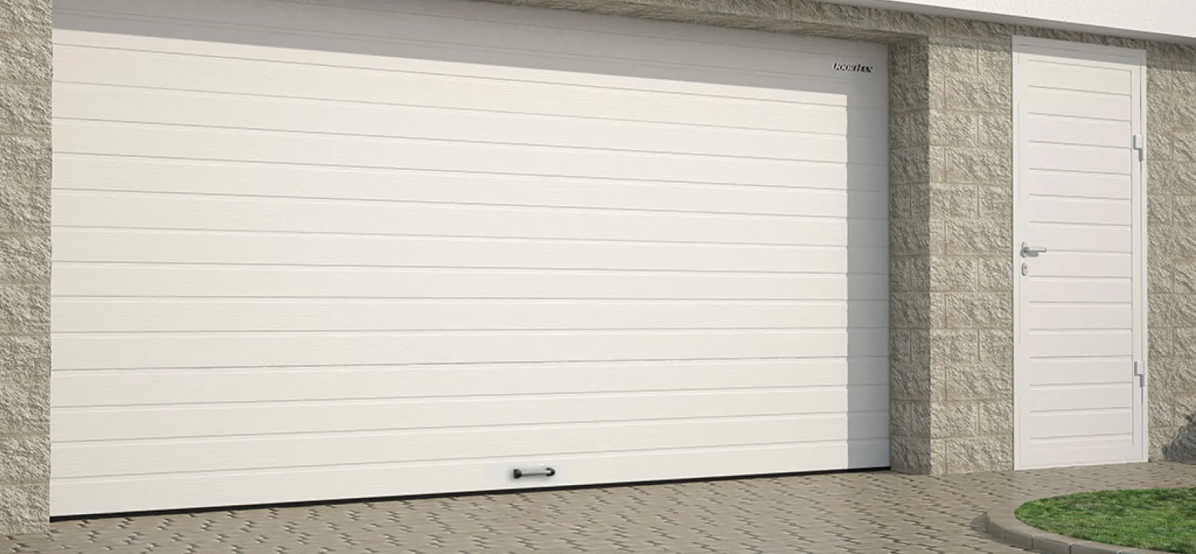 Гаражные секционные ворота DoorHan RSD01BIW
