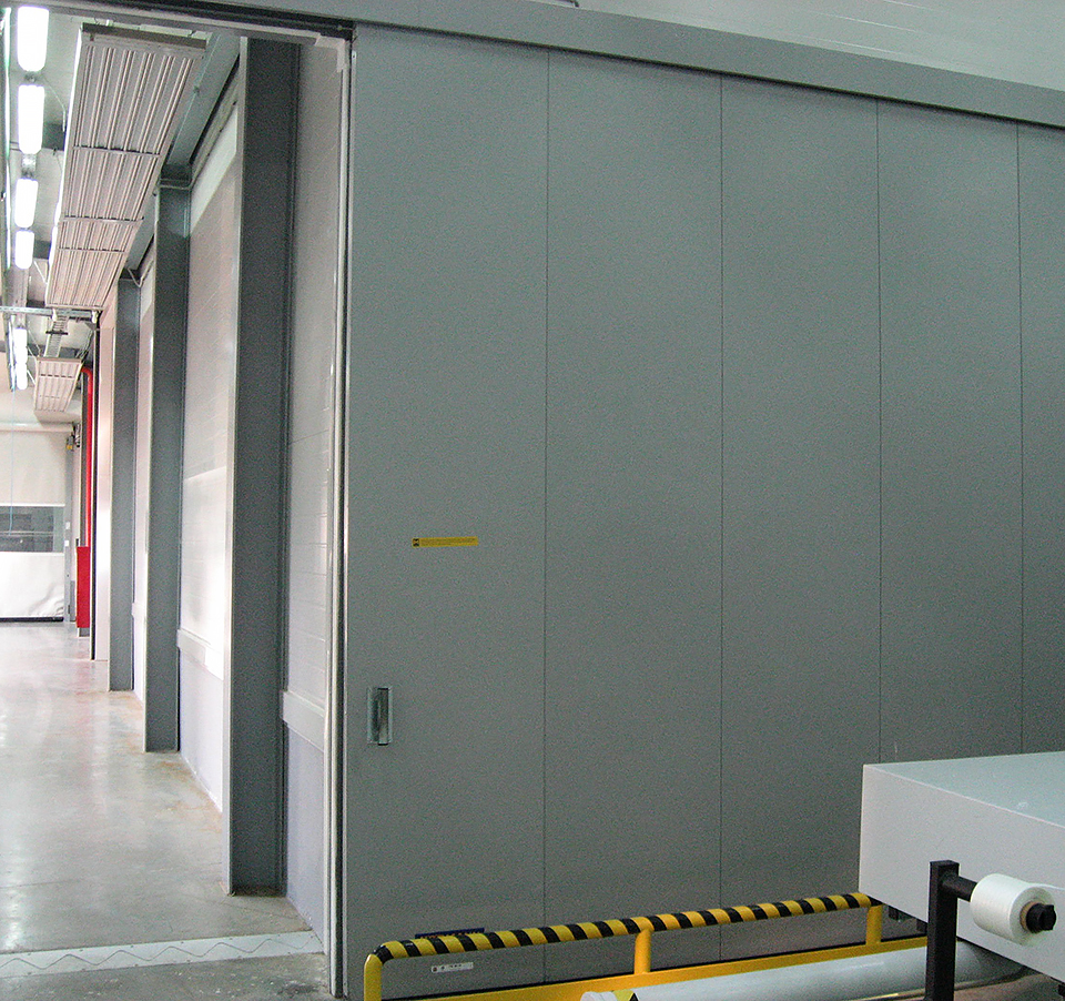 Противопожарные откатные ворота в Витебске