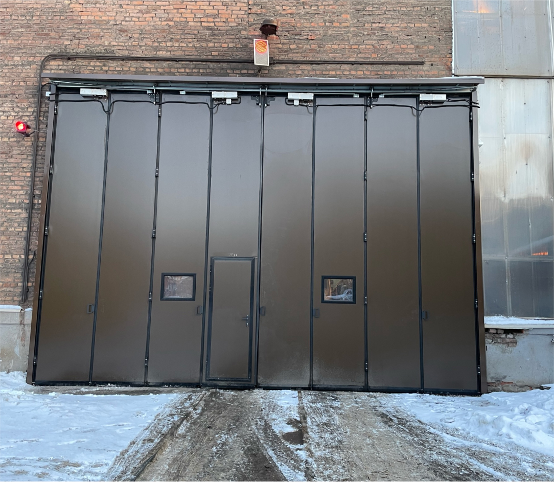 Модернизация и замена складчатых ворот