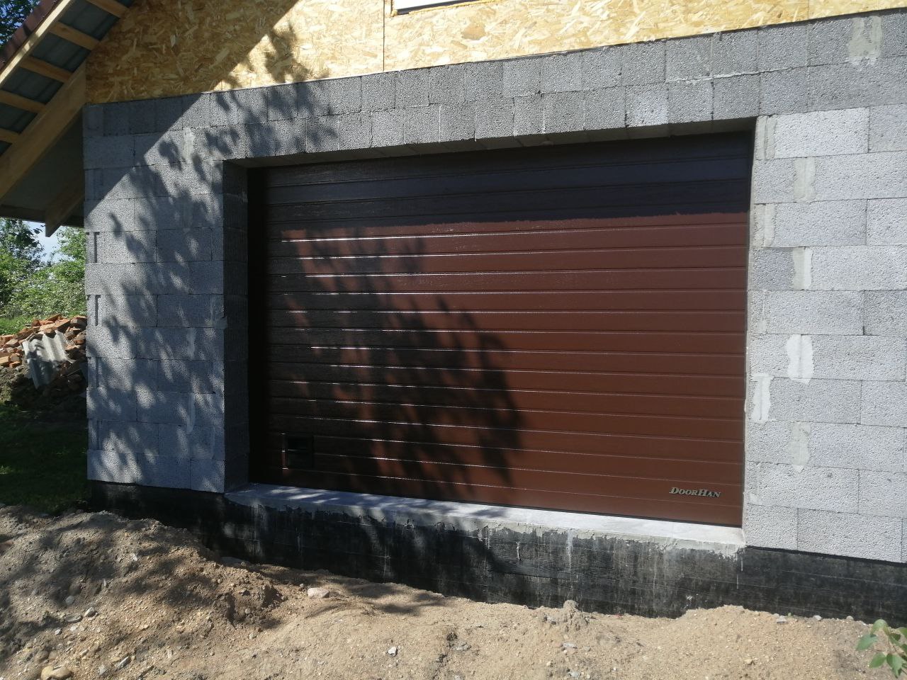 Секционные ворота 3530х2450