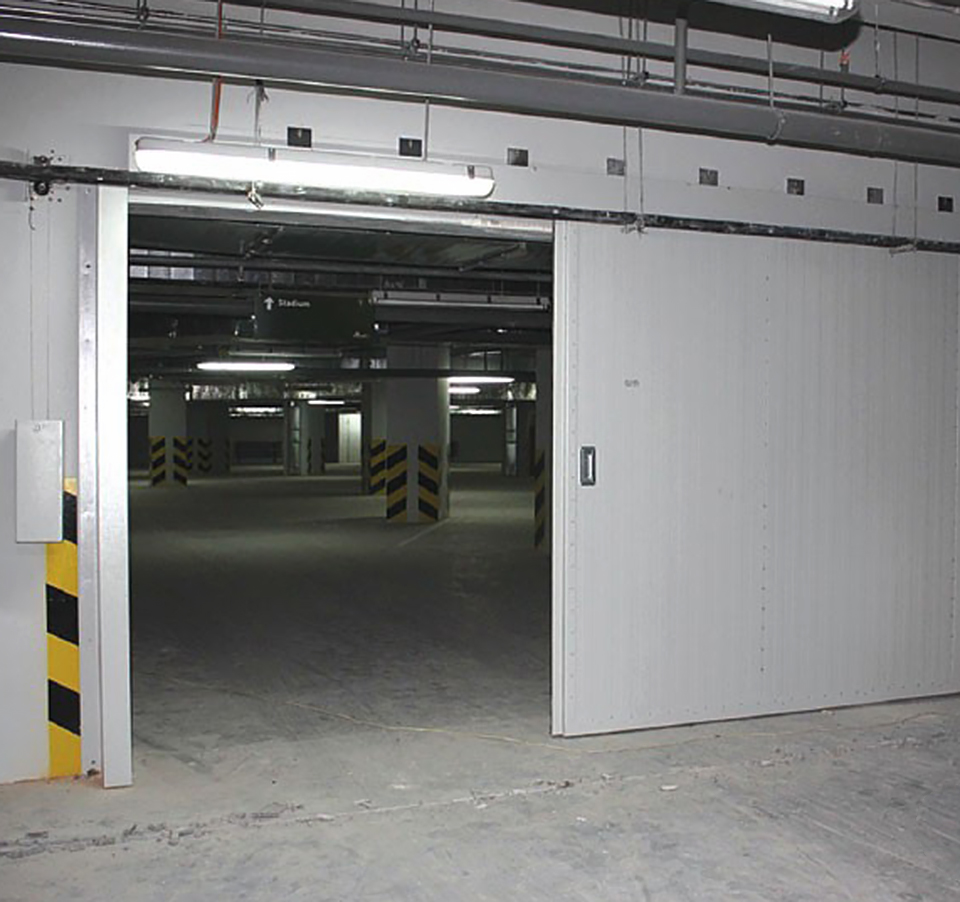 Противопожарные откатные ворота в Минске