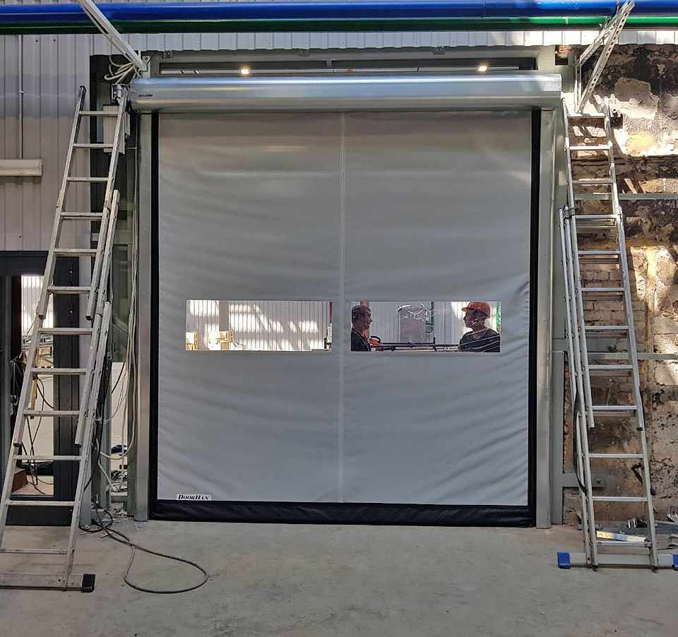 Скоростные ворота DoorHan SpeedRoll - установка