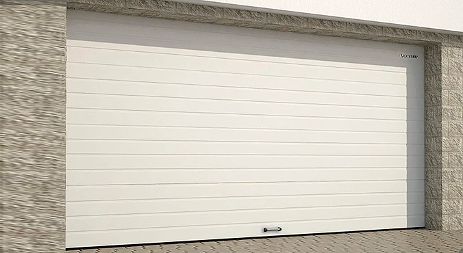 Гаражные подъемные ворота DoorHan RSD02ALU белые