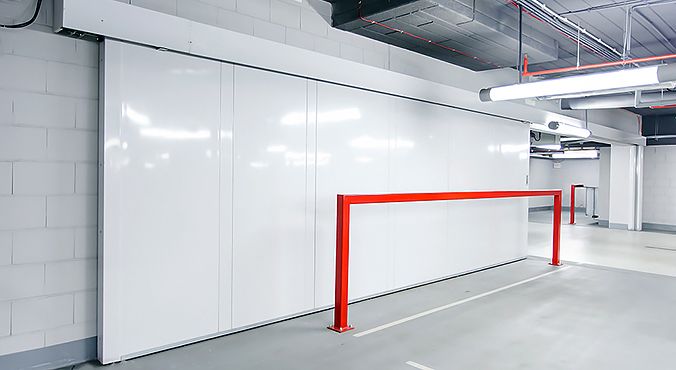 Откатные одностворчатые противопожарные ворота DoorHan DHSFP