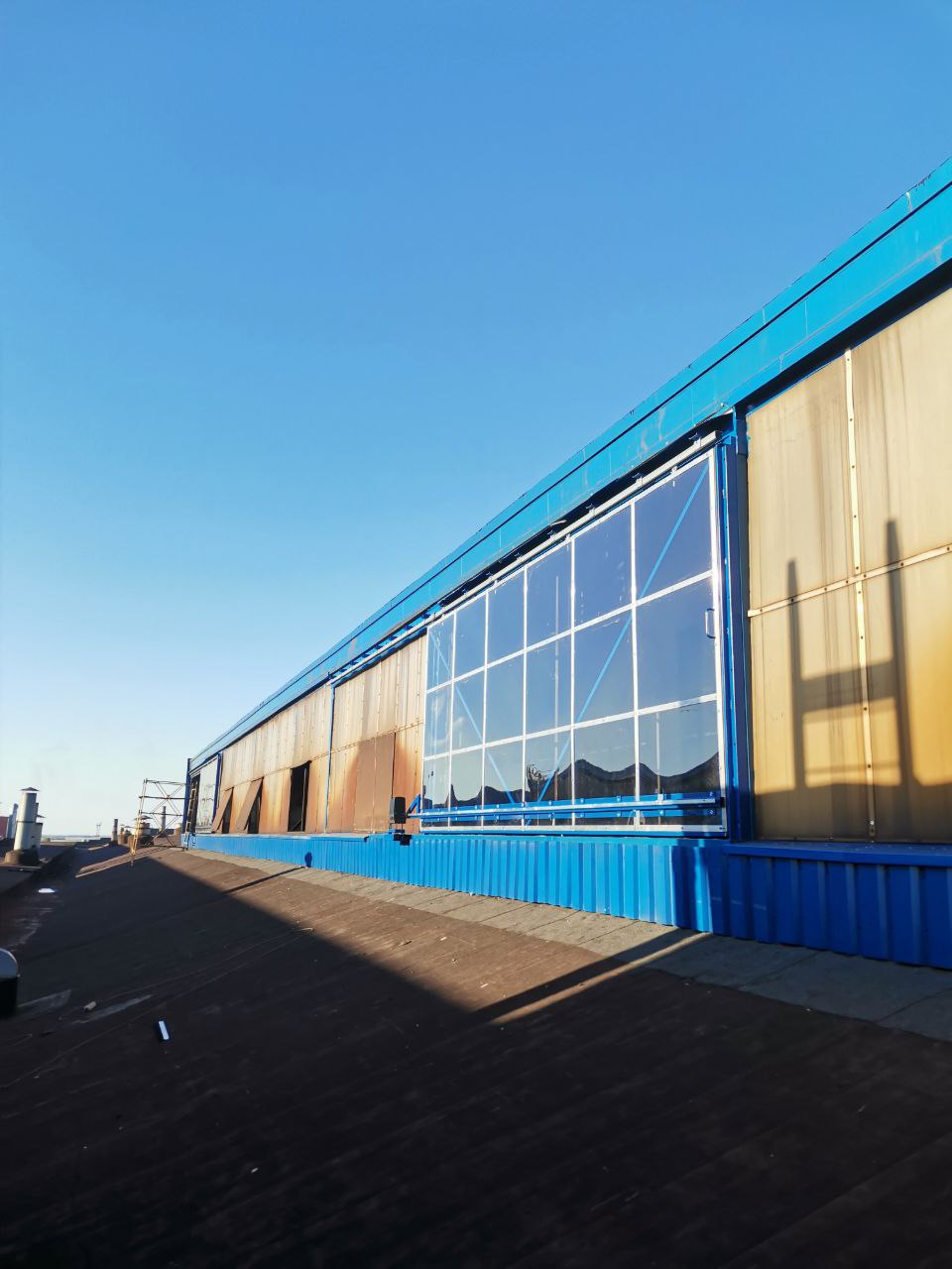 Промышленные подвесные откатные ворота