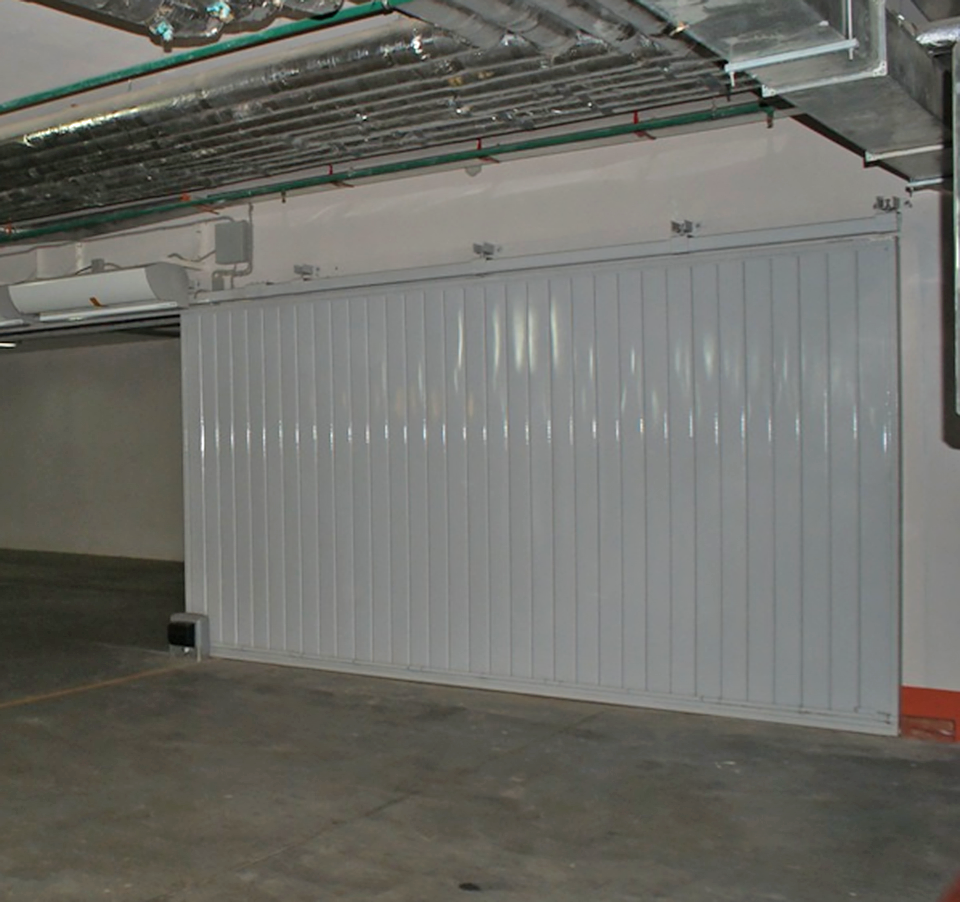 Противопожарные откатные ворота в Несвиже