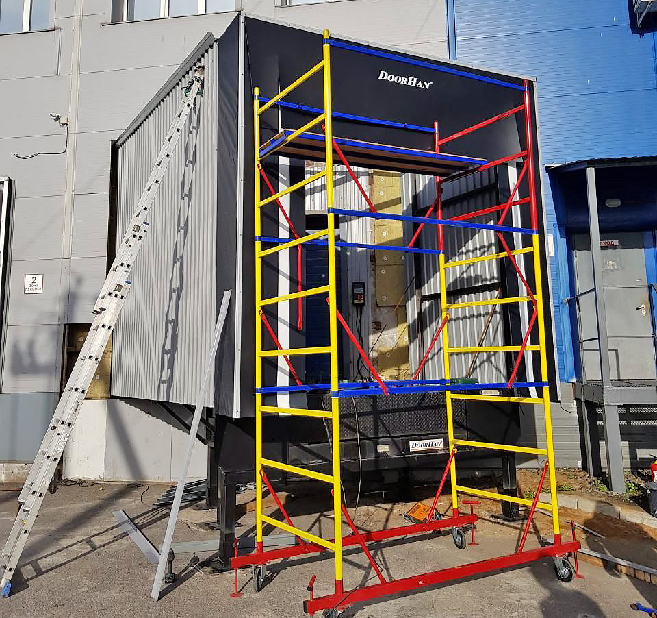 Установка доклевеллера и докшелтера