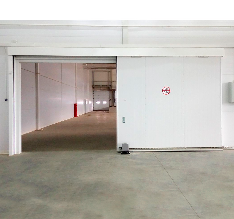 Монтаж противопожарных откатных ворот EI60 в Борисове