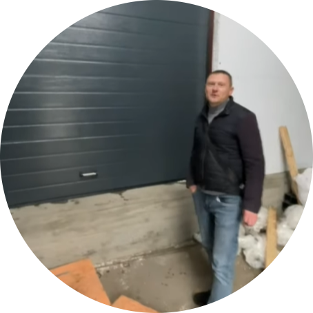 Монтаж гаражных ворот