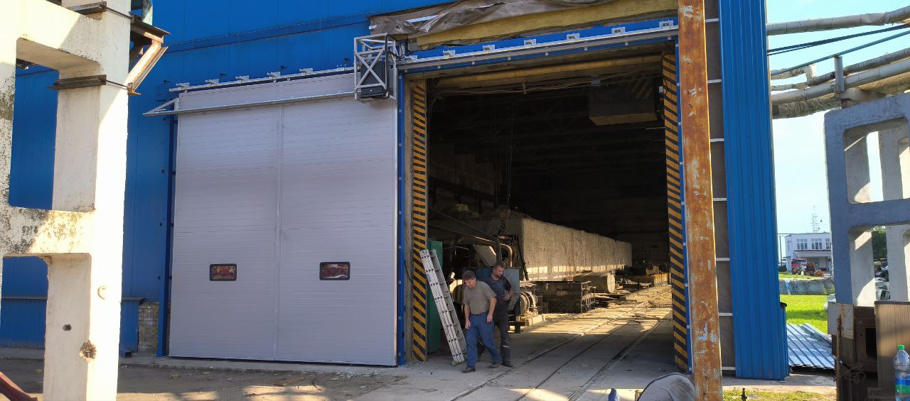 Ворота откатные подвесные г. Солигорск