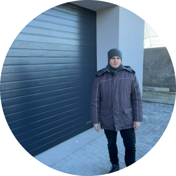 Монтаж секционных гаражных ворот