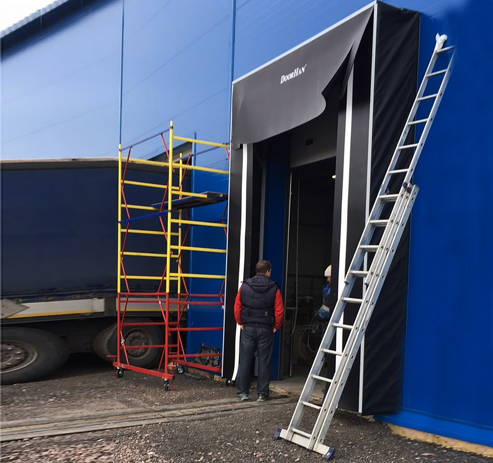 Установка докшелтера DoorHan