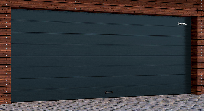 Ворота гаражные подъемно-секционные DoorHan RSD01 автоматические