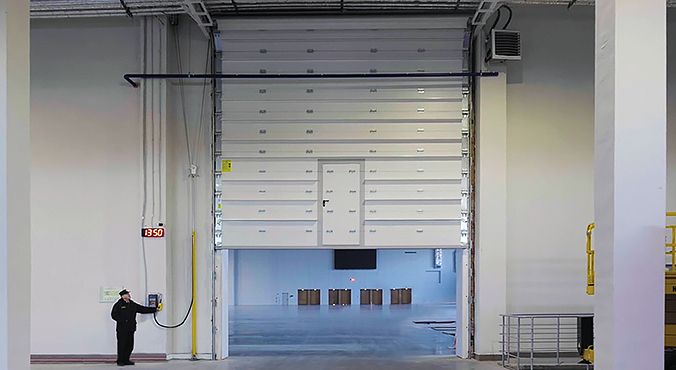 Секционные противопожарные ворота DoorHan ISD FP