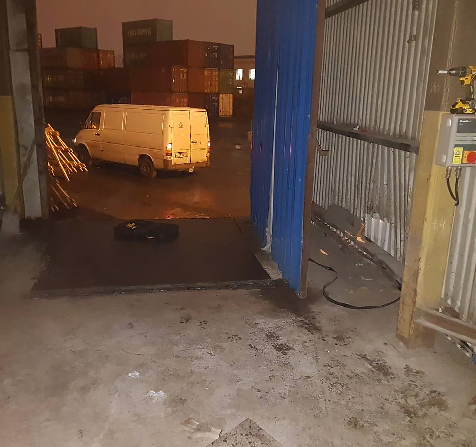 Установка доклевеллера с поворотной аппарелью Дорхан