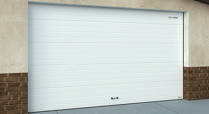 Ворота секционные подъемные для гаража DoorHan RSD02 белые