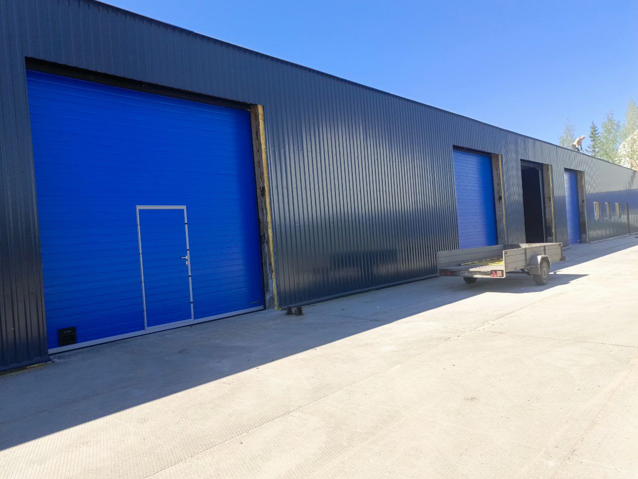  Промышленные ворота ISD01 4180х4100