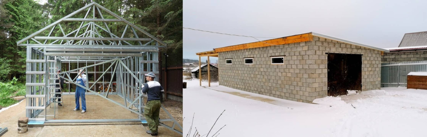 Постройка гаража Постройка гаража