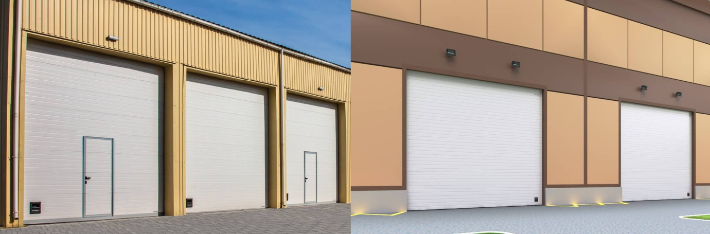 Промышленные секционные ворота Промышленные секционные ворота