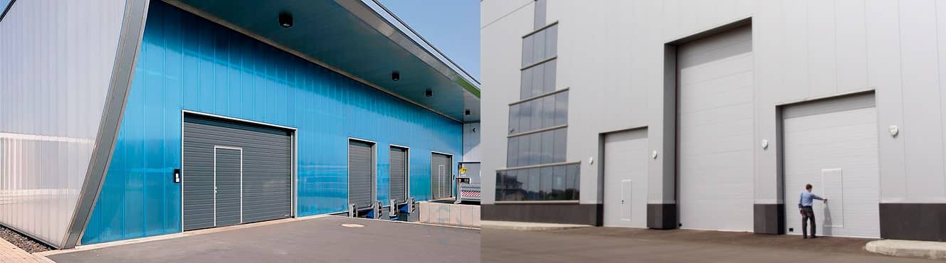 Промышленные секционные ворота
