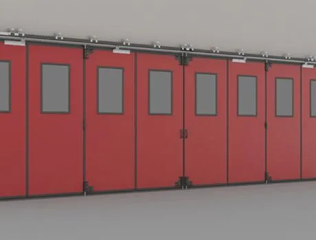 Складные (складчатые) ворота