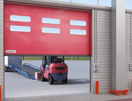 Скоростные рулонные ПВХ ворота