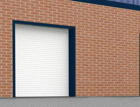 Промышленные рулонные ворота из стальных профилей